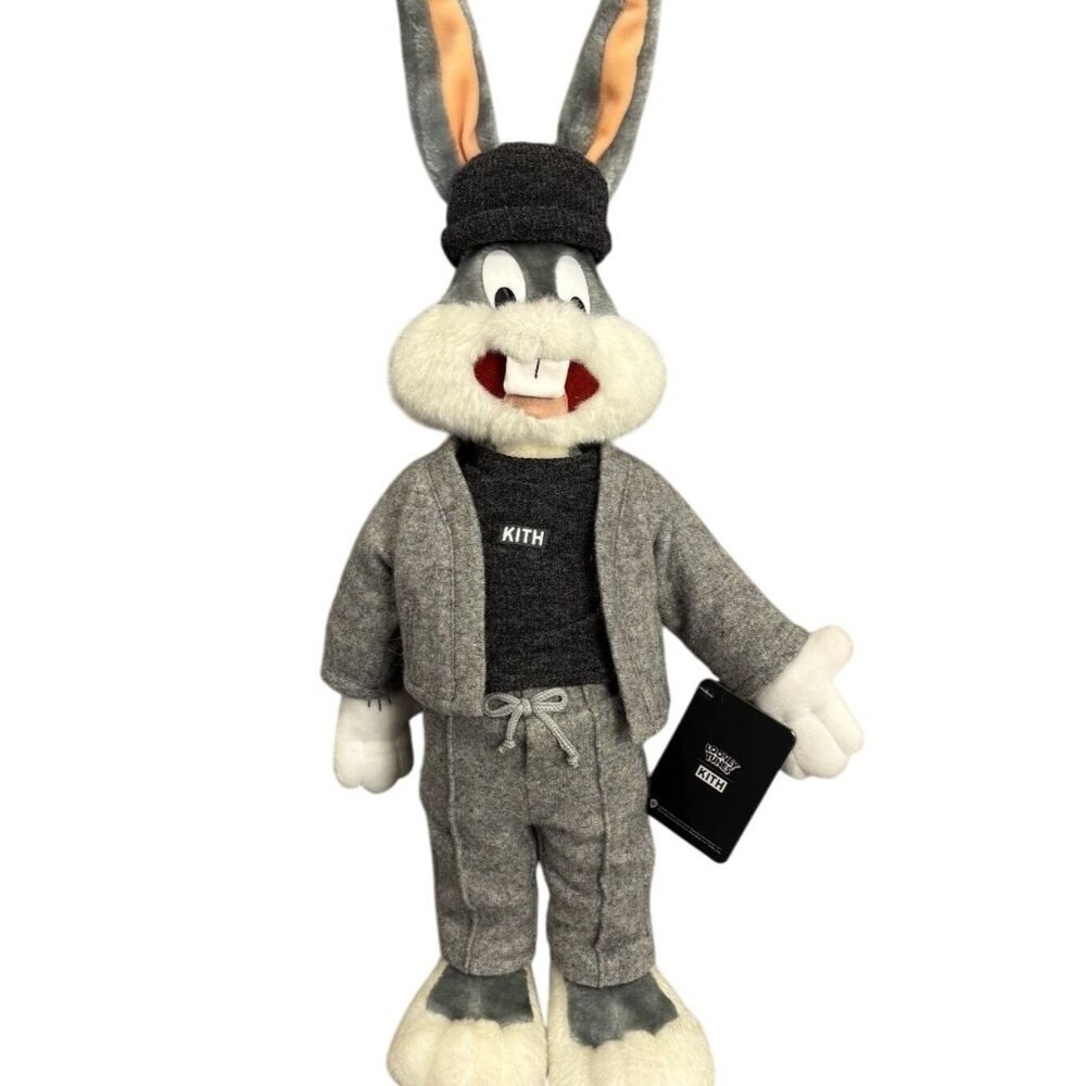 Kith x Looney Tunes 80th Anniversary Bugs Bunny Plush Toy Warner Brothers *RARE*